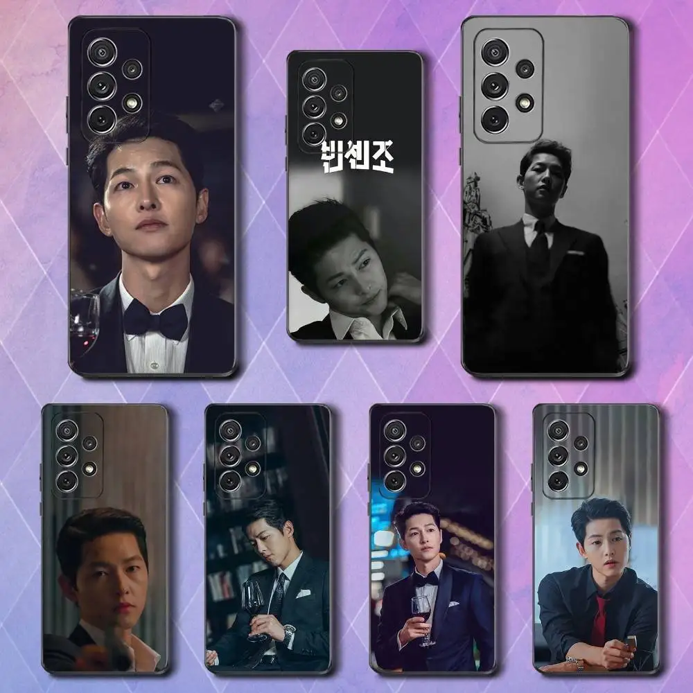 

Actor S-Song J-Joong-K-KI Phone Case For Samsung S25,S24,S23,S22,S21,S20,S10,Ultra,Plus,Lite,FE,Soft Silicone Black Cover