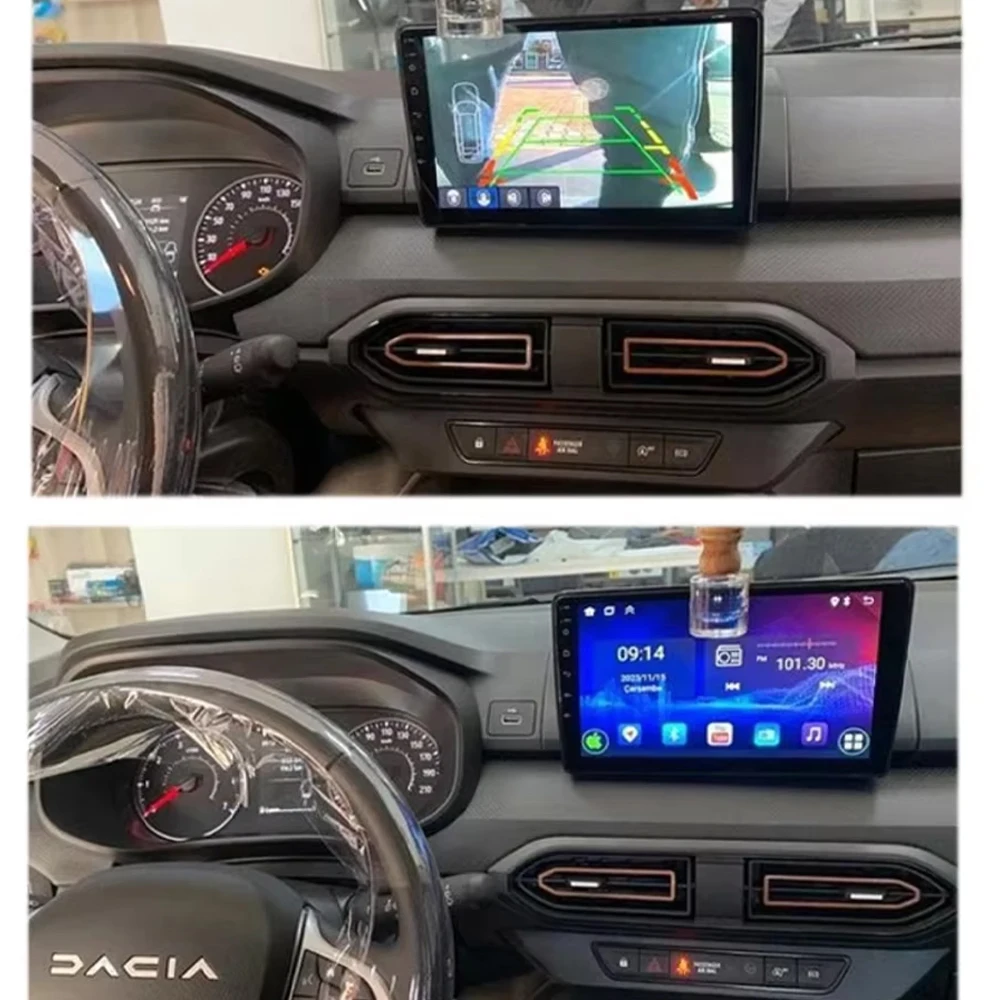 أندرويد السيارات لرينو سانديرو 2021 2022 2023 مشغل وسائط متعددة لاسلكي HD شاشة تعمل باللمس FM AUX المدخلات بلوتوث 2K QLED WIFI #2
