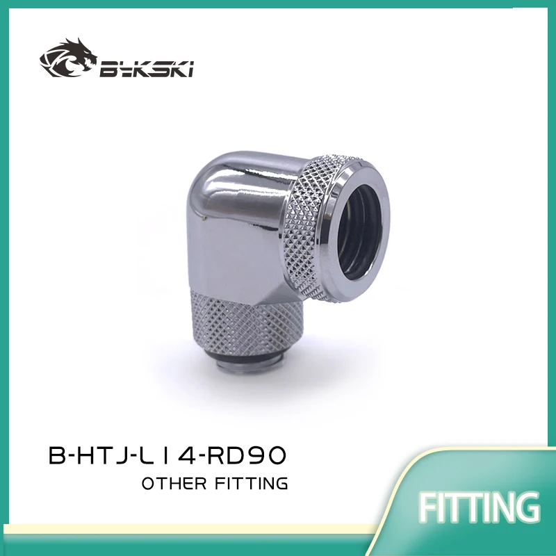 bykski-b-htj-l14-rd90-od14mm-conexao-rotativa-de-90-graus-para-tubo-rigido-compressao-manual-tubo-g1-4''-para-tubo-petg-acrilico-de-14mm-externo