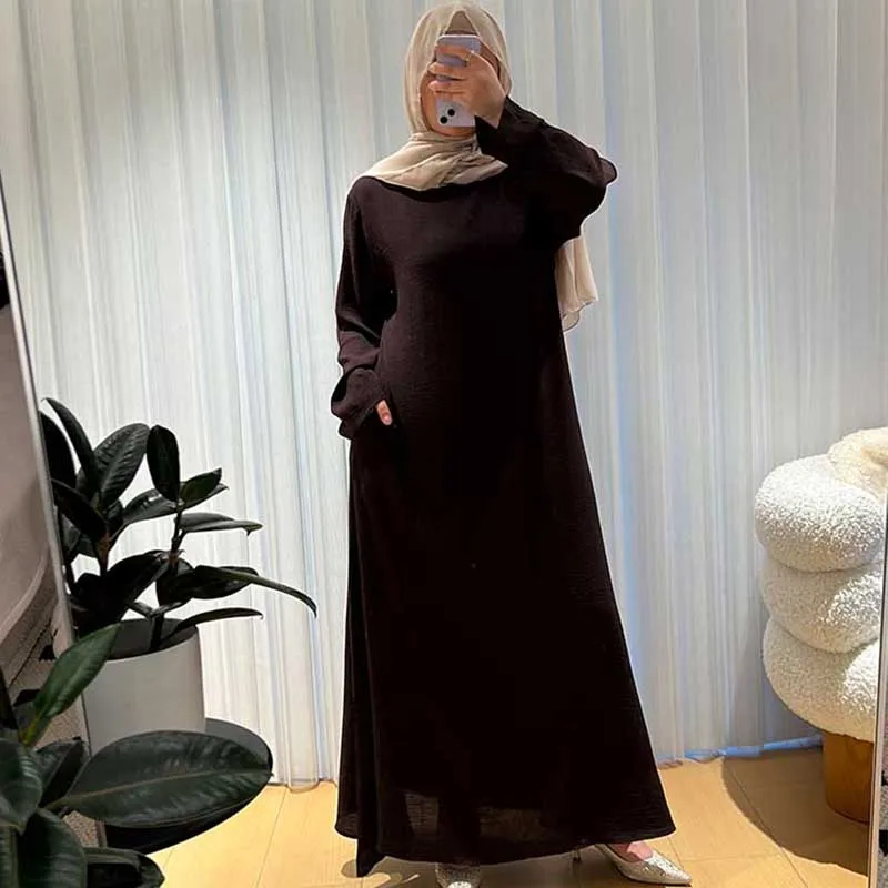 

Muslim women's clothing abaya Middle East Dubai robe women's clothing oversized clothing women's long skirt MU-593