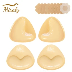 Double Sided Adhesive Sticky Bra Push Up Breast Lift Pads Swimsuit Bikini Cup Enhancer Strapless Bra Invisible Bra 10pc Sticker