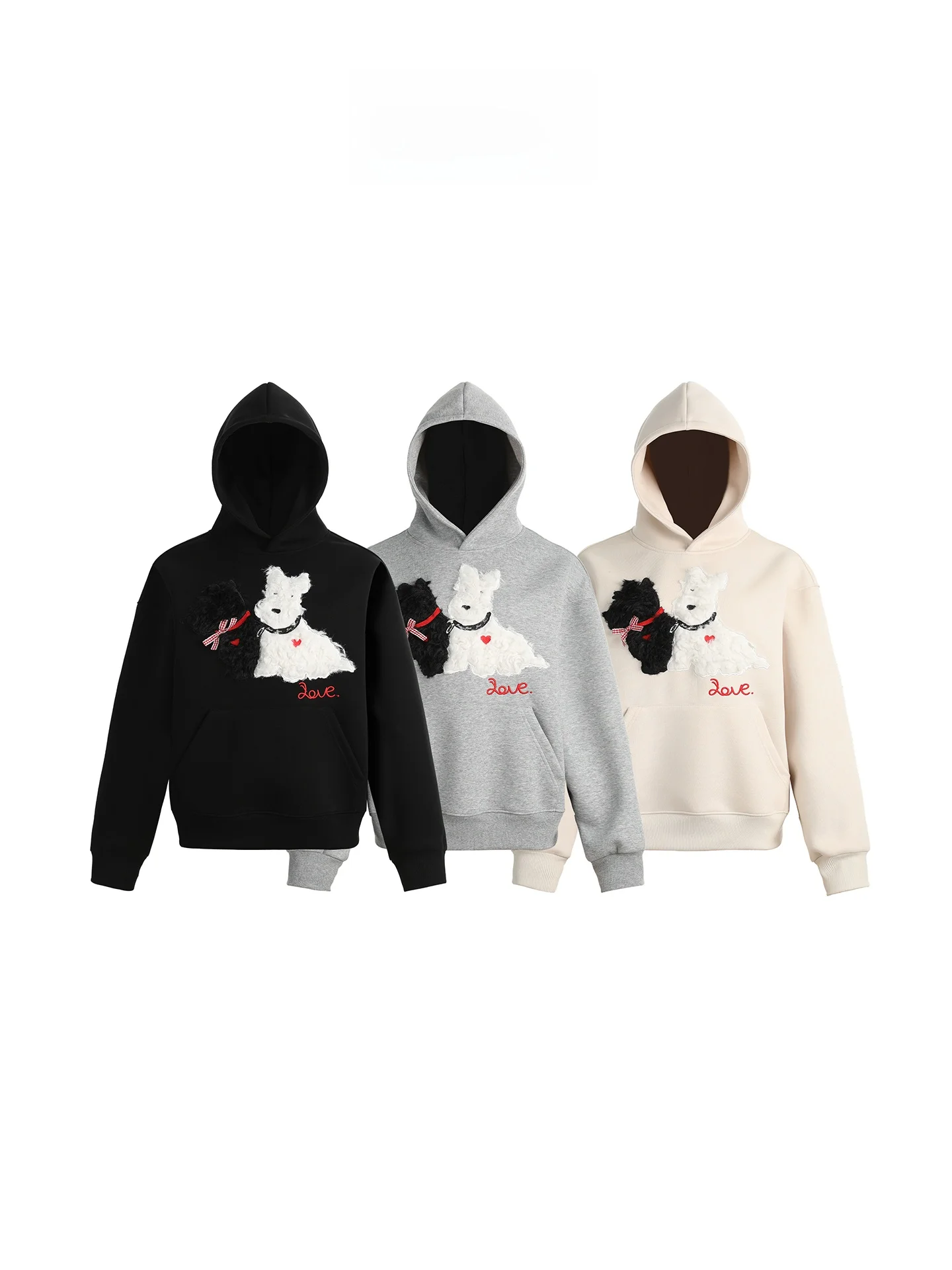 

Американская толстовка-худи с милым принтом собачки для мужчин и женщин, свободный крой, хлопок/полиэстер, для пар