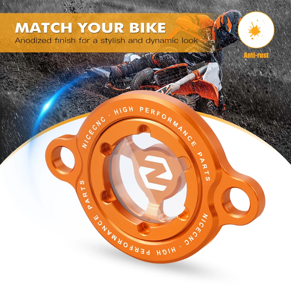 KTM EXC-F SX-F XC-F 250 350 2014-2025 EXC EXCF XCW SXF XCW XCF-W 250 350 400 450 500 530 SMR450 오일 필터 캡 커버 플러그