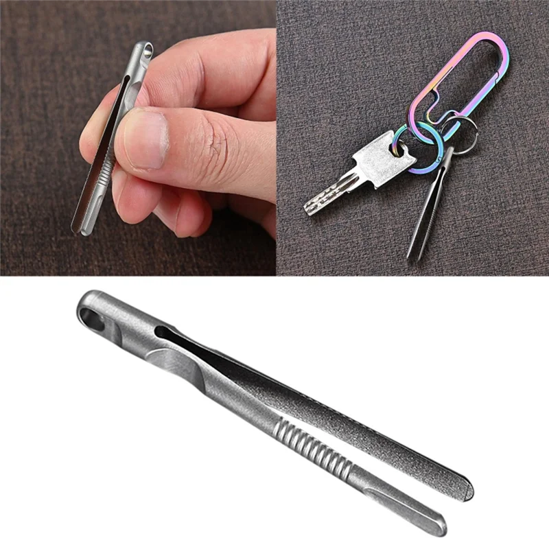 ABLU-1 PCS TC4 Tweezers Outdoor Mini Tweezers Compact Tool CNC Plus Tool Holder Tweezers