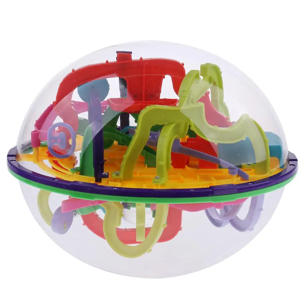 299 단계 3D 마법 미로 공 공 퍼즐 게임 두뇌 티저 게임 어린이 크리스마스 선물