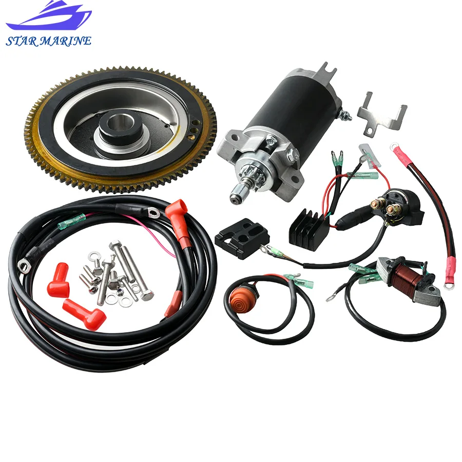 Electric Start Kit For YAMAHA T40 2-Stroke 40HP Starter Motor set Electrical start conversion kit