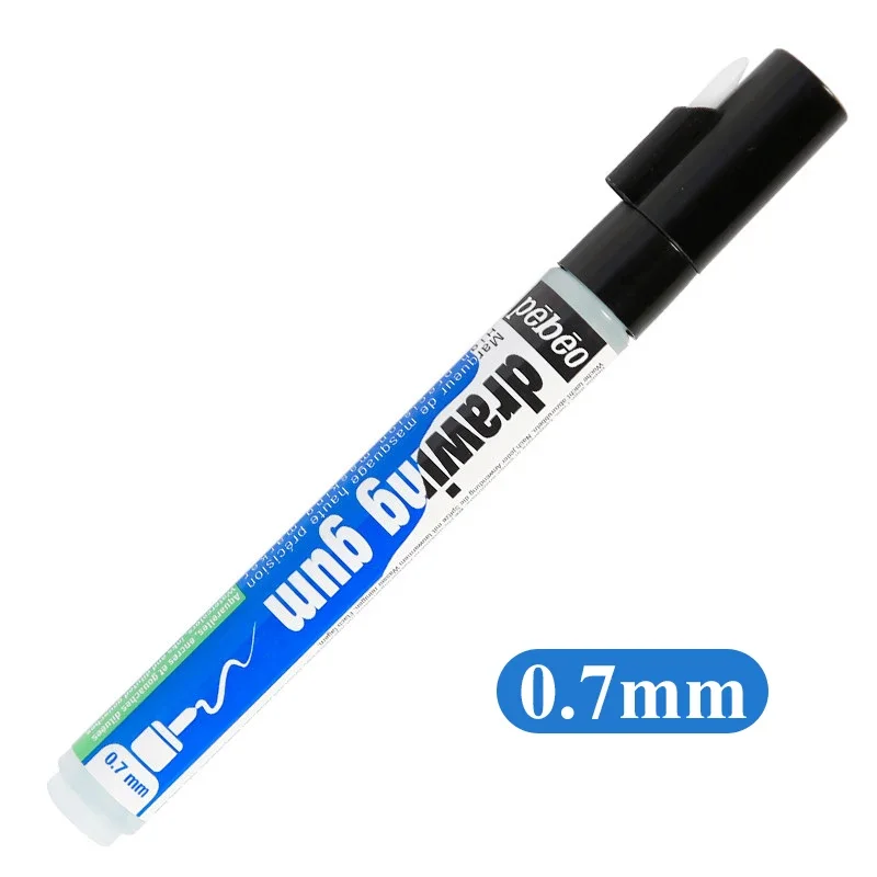 Pebeo Aquarel Marker Pen Lege Tekening Gom 0.7mm 4mm Aquarel Vloeibare Kunst Masking Pen Frankrijk Verlaten Wit kunst Levert DIY