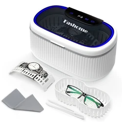 Nettoyeur à ultrasons pour lunettes, montres, matiques et bijoux, machine à livres profonds, contrôle tactile, 45 ENTER, High Dead, 550 °, 360 ml, 1PC