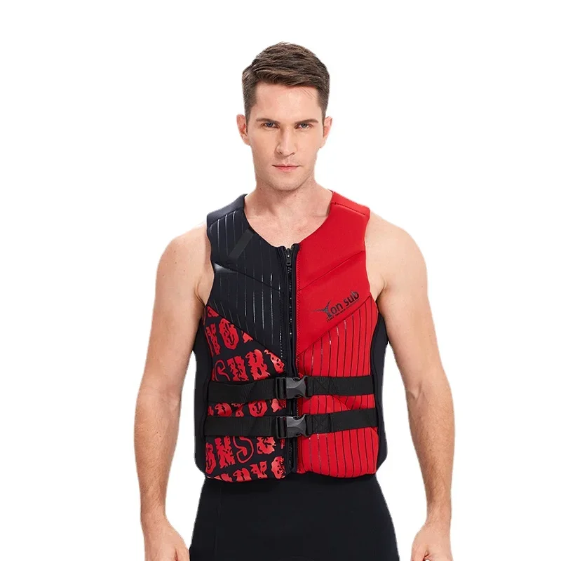 Professional Lightweight Fishing Vest Surfing Motorboat Vest Neoprene Super Elastic Buoyant Protective Sleeveless Vest