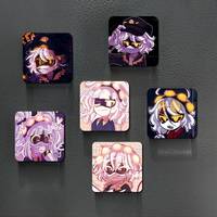 M-Murder D-Drones Anime 1pc Fridge Magnet Personalized Magnetic Durable Plastic Square Picture Surface Fridge Magnets