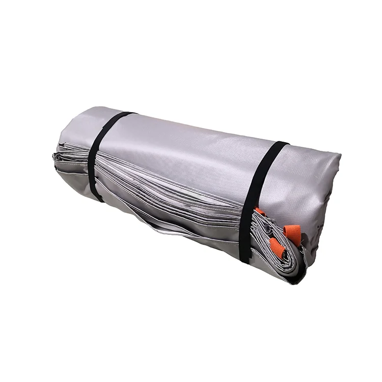 Wholesale Price 19.8x26 Feet Car Flame Retardant protection Electric Vehicle Parking Lot Fireproof Blanket
