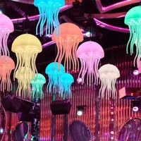 RGB Changing Jellyfish Tree Hanging String Light Outdoor Jellyfish Fairy Light Garden Sphere Lights for Porch Patio Decor