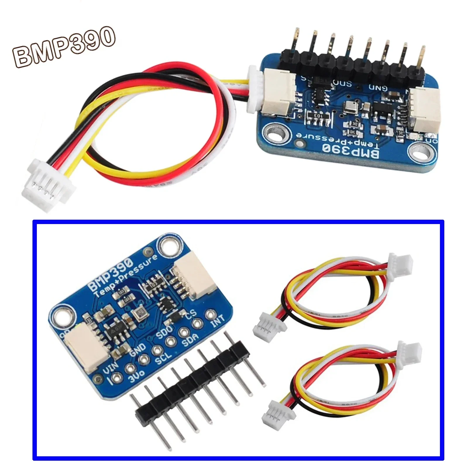 BMP390 Precision Altitude Barometric Pressure and Altimeter Sensor Breakout Upgrade of BMP280 BMP388 for Arduino with Pin Header