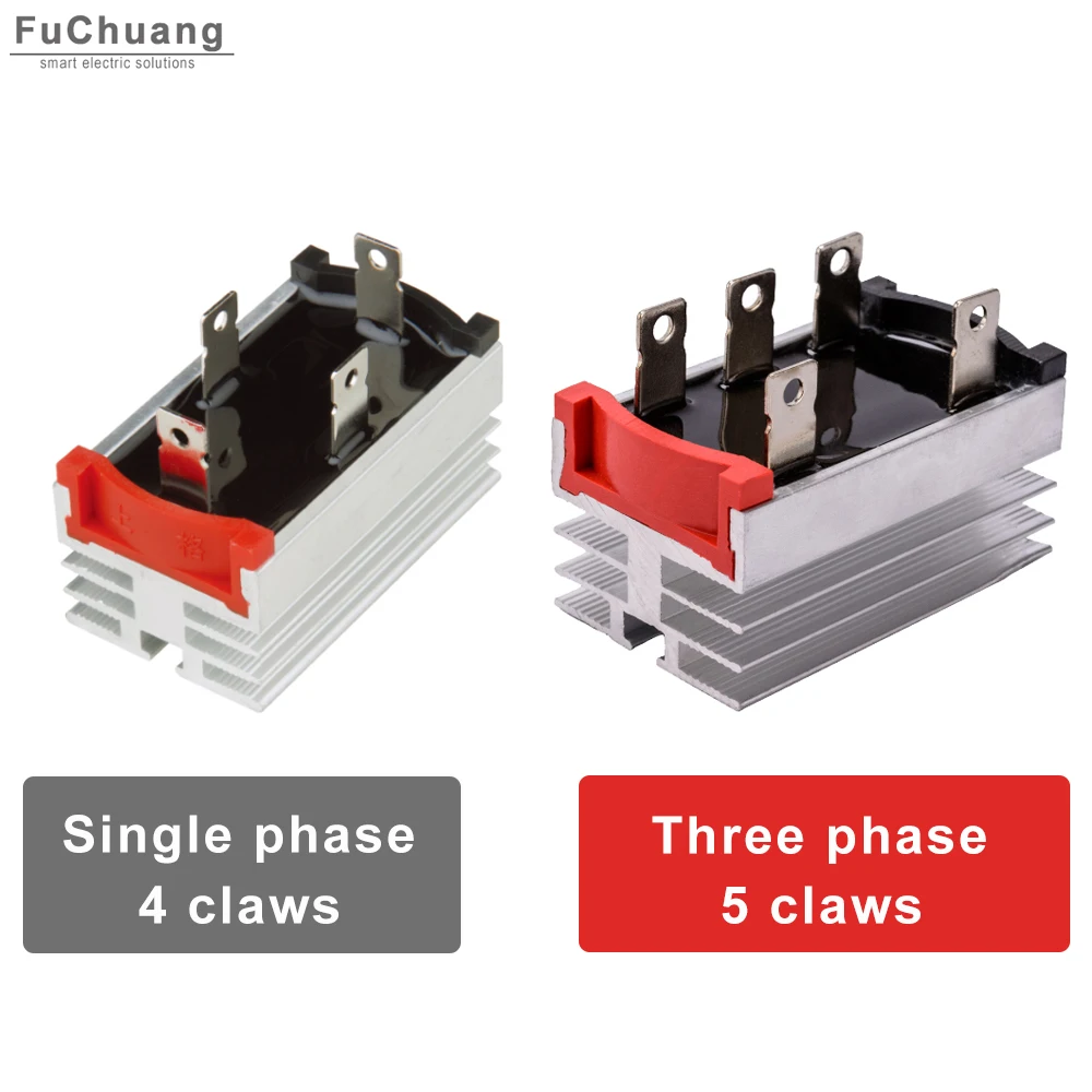 

SQL5010 1200V Single or Three Phase High Current Rectifier Bridge Combined with Heatsink 10A 20A 30A 40A 50A Laser Diode Module