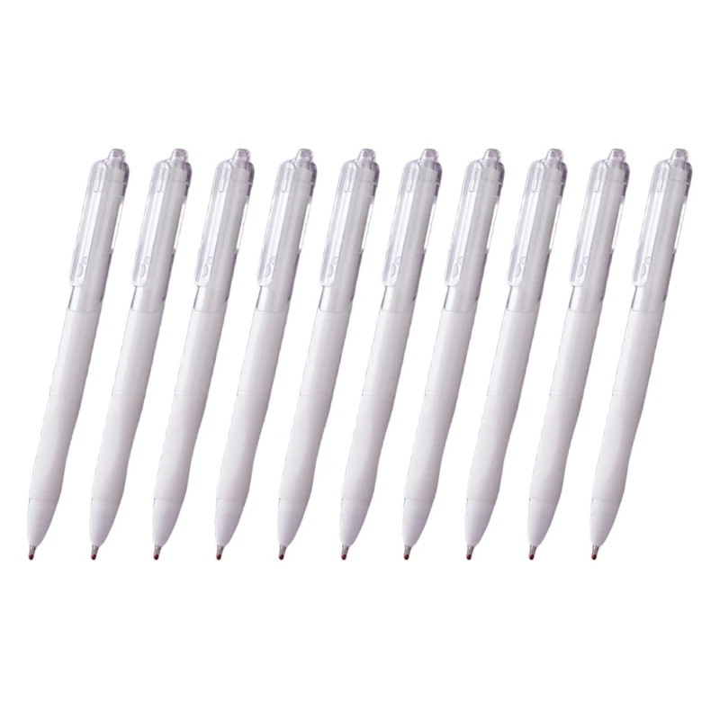 QX2B 10x выдвижная гелевая ручка с черными чернилами, нейтральная ручка, ручка для подписи 0,5 мм для студентов
