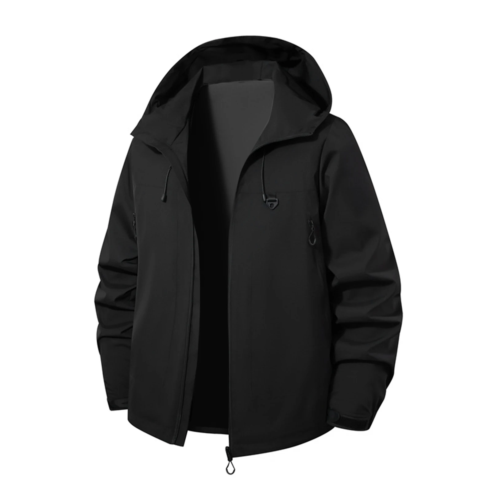 

Men's Waterproof Jacket Lightweight Hooded Outdoor Raincoat Windproof Hiking Jacket Outdoor Climbing Jackets Outwear Clothing