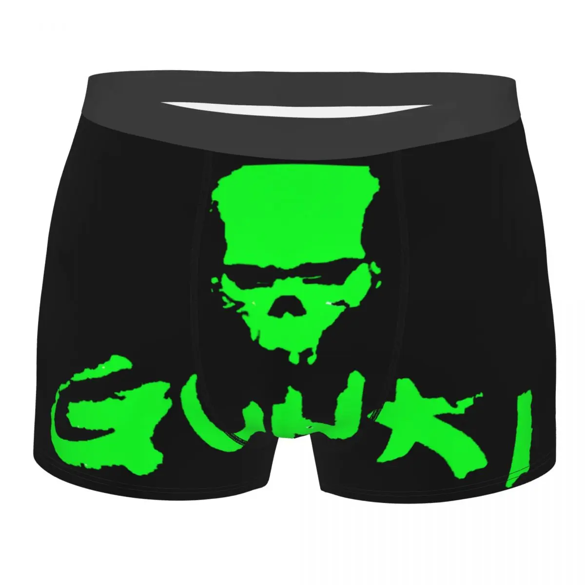 Novelty Gunkis Fishing Rod Boxers Shorts Panties Male Underpants Stretch Briefs Underwear