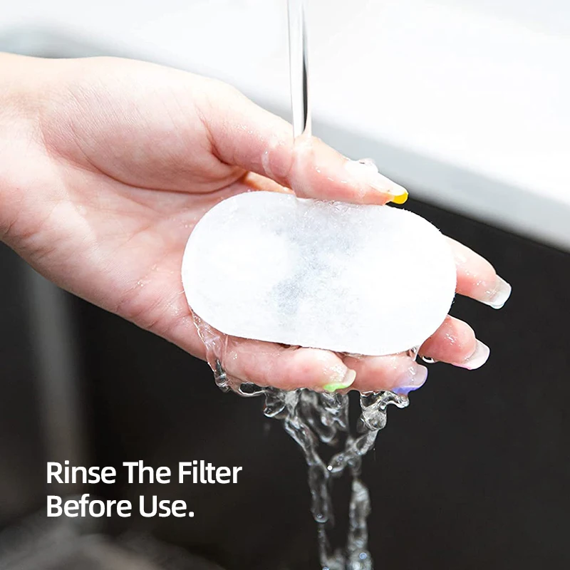 Robeco-filtro de fuente de acero inoxidable para gato, dispensador de agua para mascotas, filtros de carbón activado de repuesto, 3,2 L
