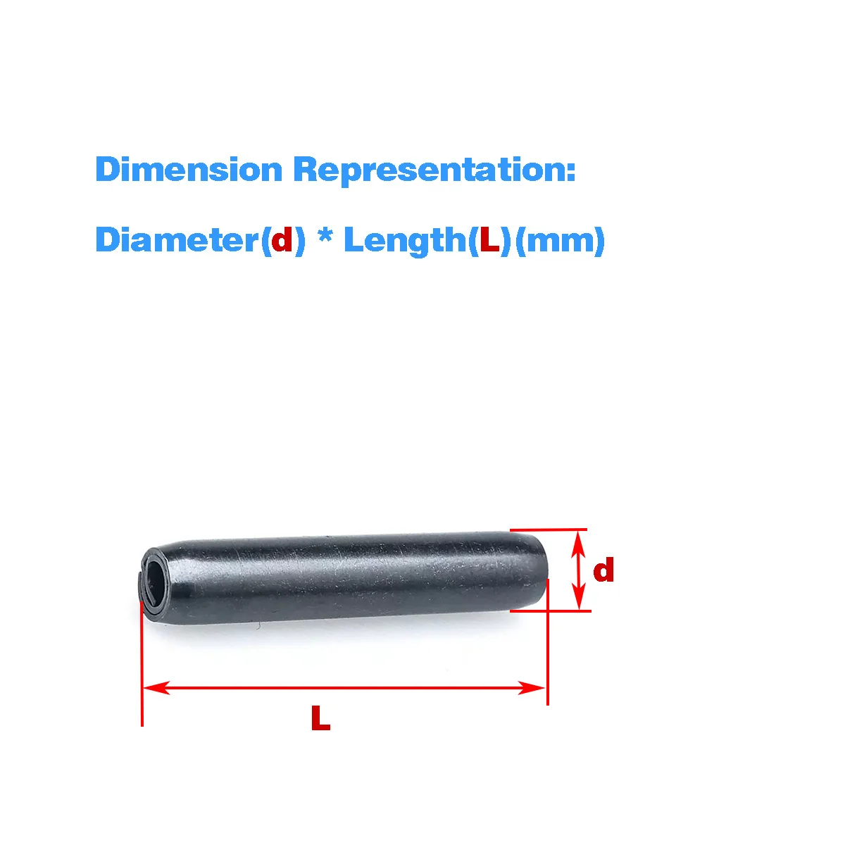 

65 Manganese Steel Coil Shaped Elastic Pin/Spiral Positioning Pin/Cylindrical Hollow Pin