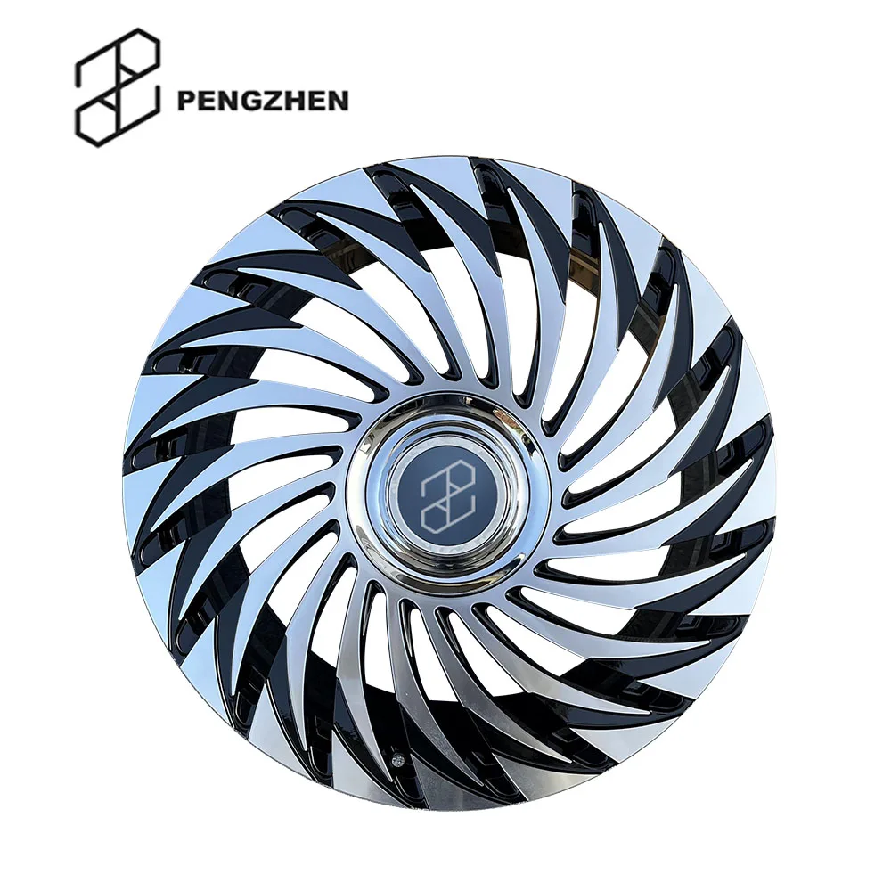 

Pengzhen Высокое качество 20-дюймовые 5x120 9j пятиспицевые яркие черные автомобильные кованые колеса из сплава с верхним сплавом для Land Rover