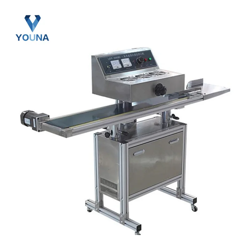 Automatic Plastic Jar Aluminium Foil Cap Induction Sealer Plastic Bottle Sealing Machine 20-130mm Diameter