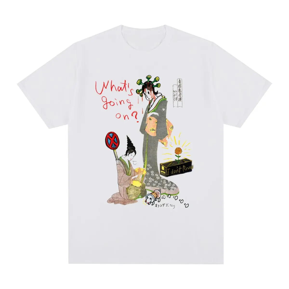 Yoshitomo Nara Ukiyoe Vintage T-shirt Streetwear Japanese Cotton Men T shirt New Tee Tshirt Womens Tops