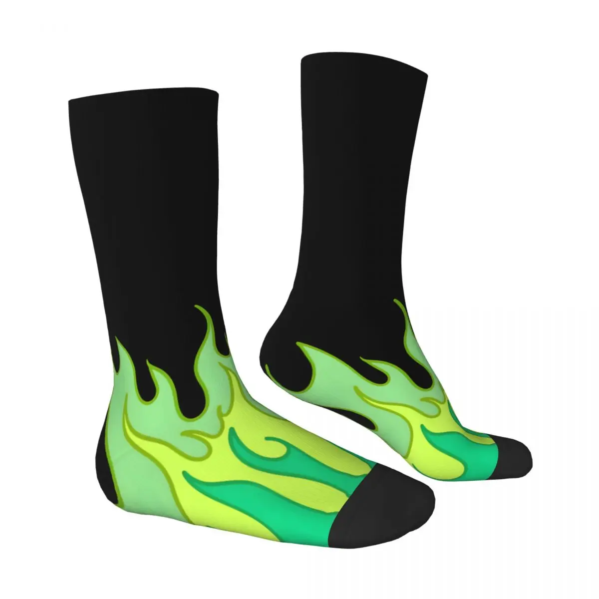 Bright Flames Fire Flames Socks Male Mens Women Summer Stockings Polyester