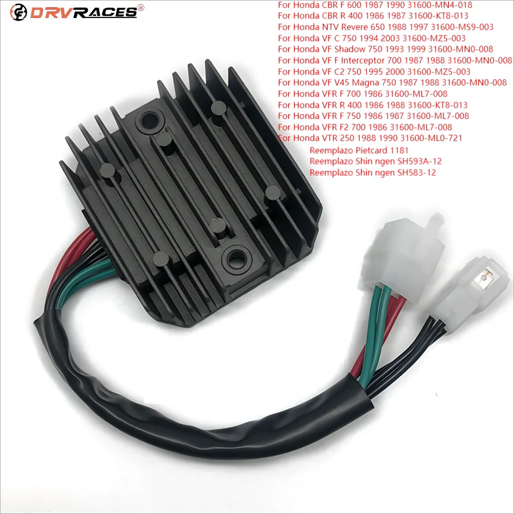 

Motorcycle Voltage Regulator Rectifier For Honda VF F C 2 Shadow Magna 750 CBR F 600 R 400 VFR R 400 NTV Revere 650 VFR F 2 700