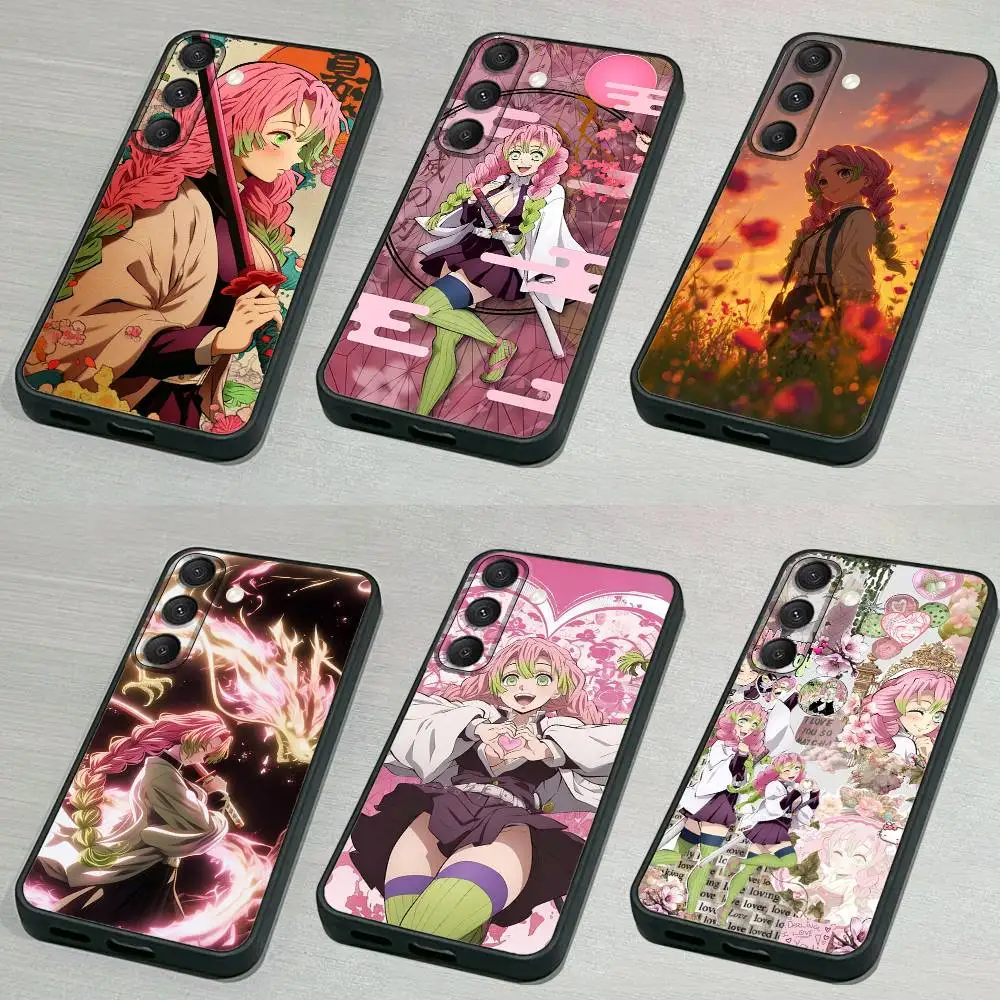 

Anime M-Mitsuri K-Kanroji Phone Case For Samsung S 25,24,23,22,30,21,10,9,Ultra,Plus,Lite,FE,4,5G Black Soft Case