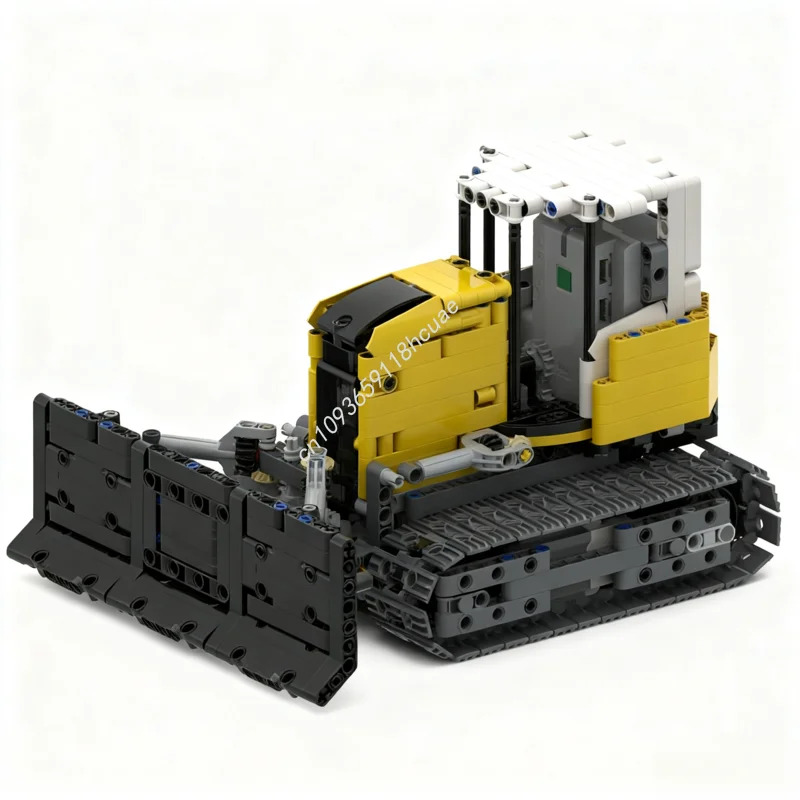 625 stks MOC Technische Bulldozer Model bouwstenen ambachtelijke speelgoed Modulaire Baksteen Onderwijs Verjaardag kerstcadeaus