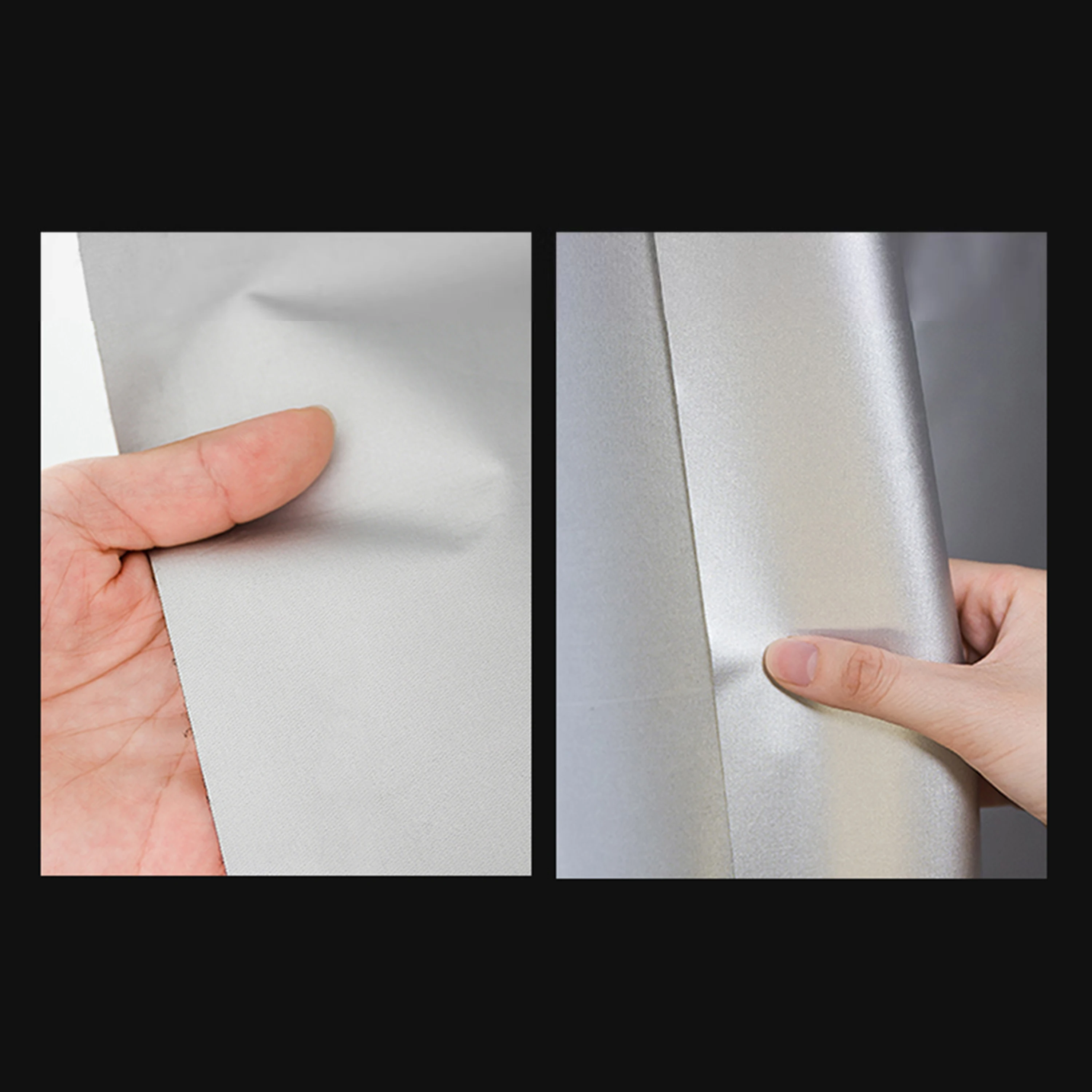 1pcs Adhesive Portable 100% Blackout Curtains, Easy to Install Living Room Bedroom Window Insulated Kitchen No Punch Curtains