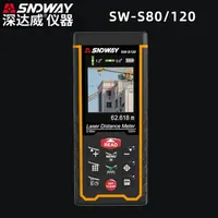 SNDWAY SW-S80 SW-S120 120m Camera Rangefinder Rechargeable Laser Meter Area Construction Tool Angle Ruler Laser Distance Meter