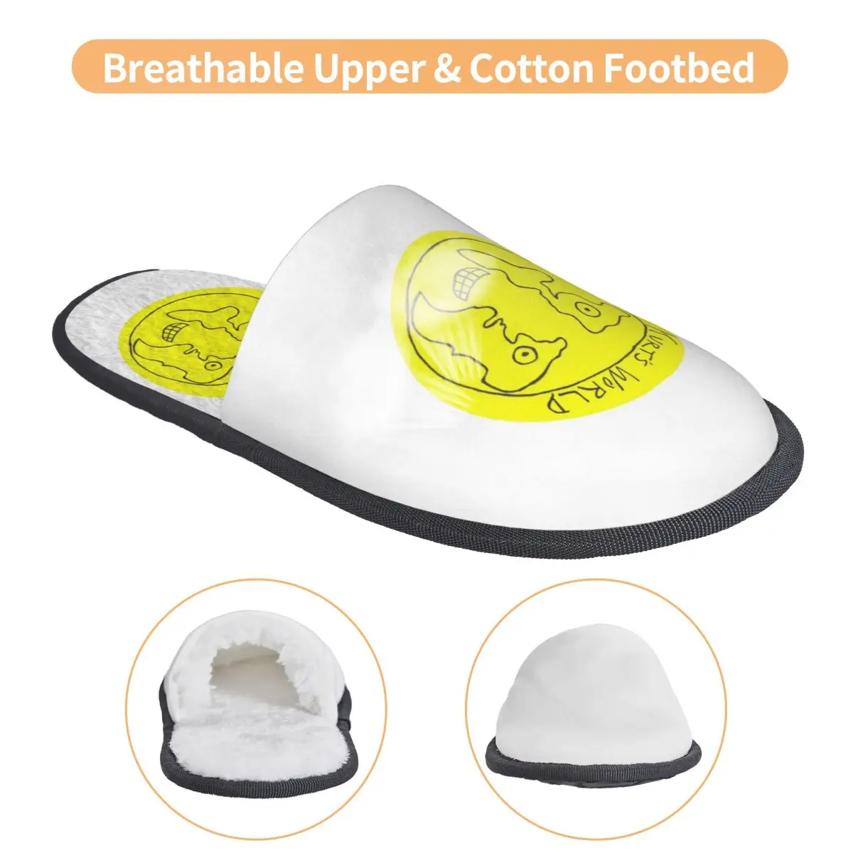 مخصص جو كيري سبري كورتس العالم شعار النعال رغوة الذاكرة الدافئة لينة النساء شبشب منزل أحذية مريحة داخلي #4