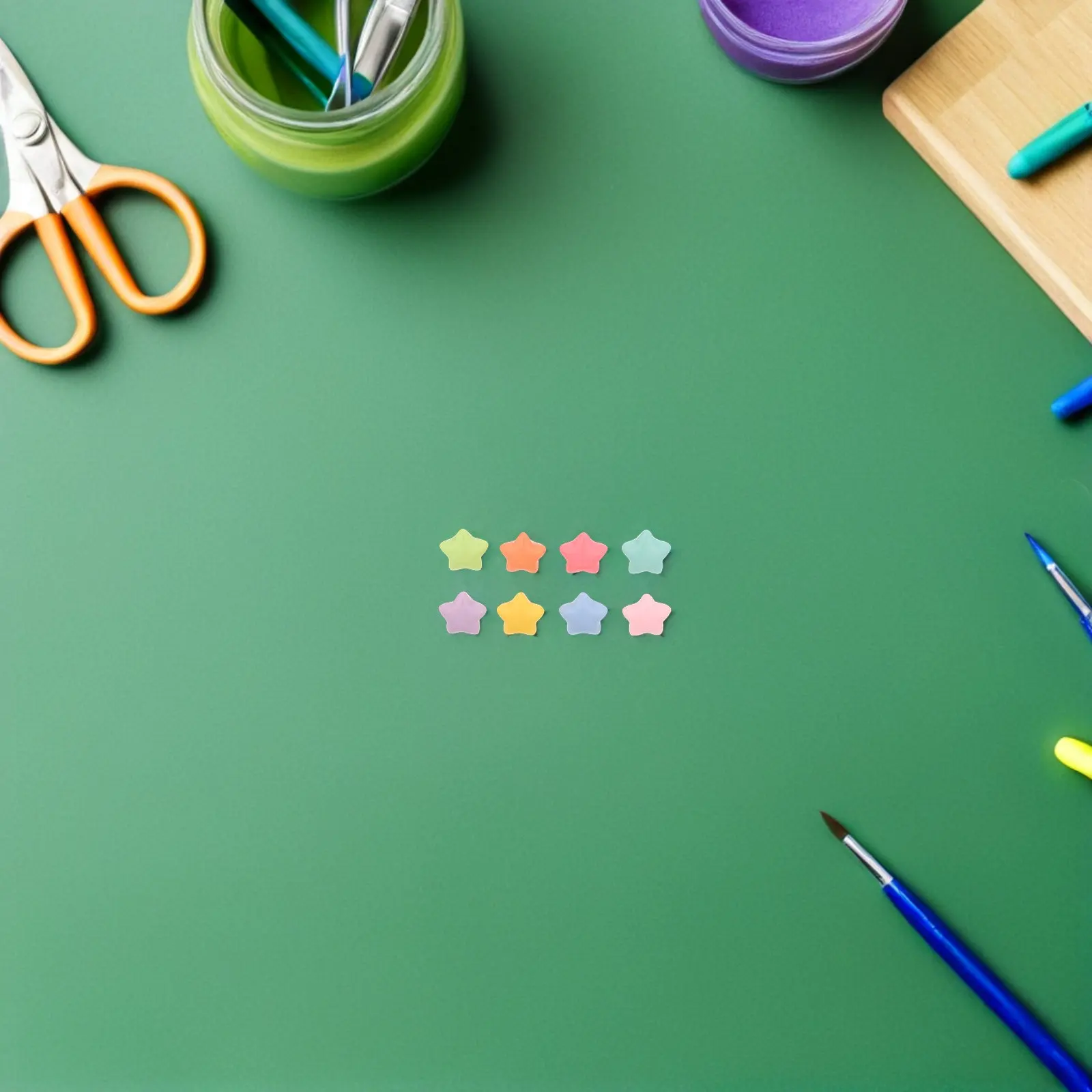 

30Pcs Five Pointed Star Thumbtacks Resin Flat Head Push Pins for Cork Board Bulletin Wall Hanging Map Photo Display