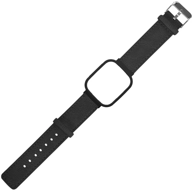 Leermateriaal 2 in 1 horlogeband + horlogekast voor Redmi Watch 3 horlogeband