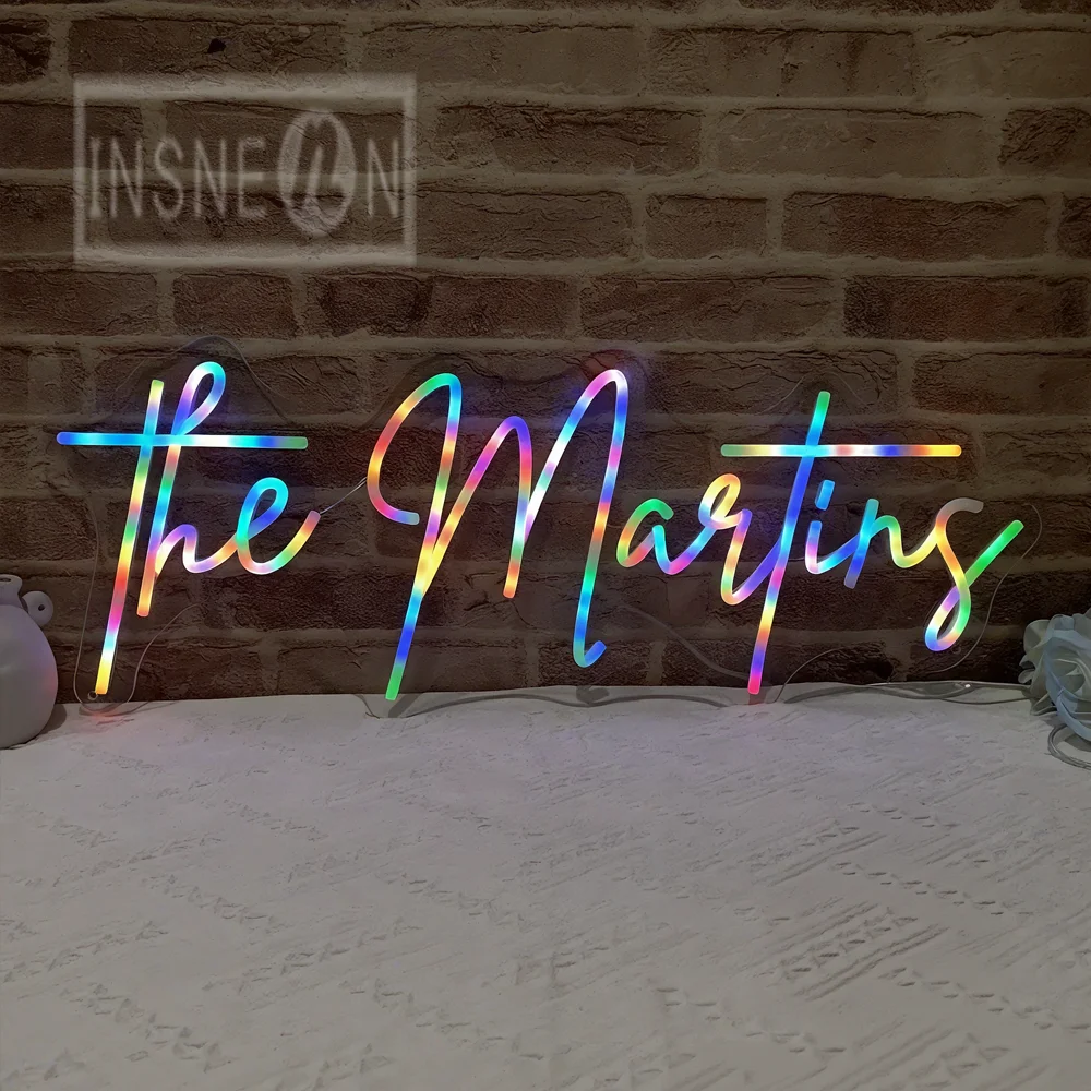 Custom RGB LED Neon Sign - Personalized Name Light for Weddings Parties Bars Home Decor Birthday Gift Teen Personalized Present