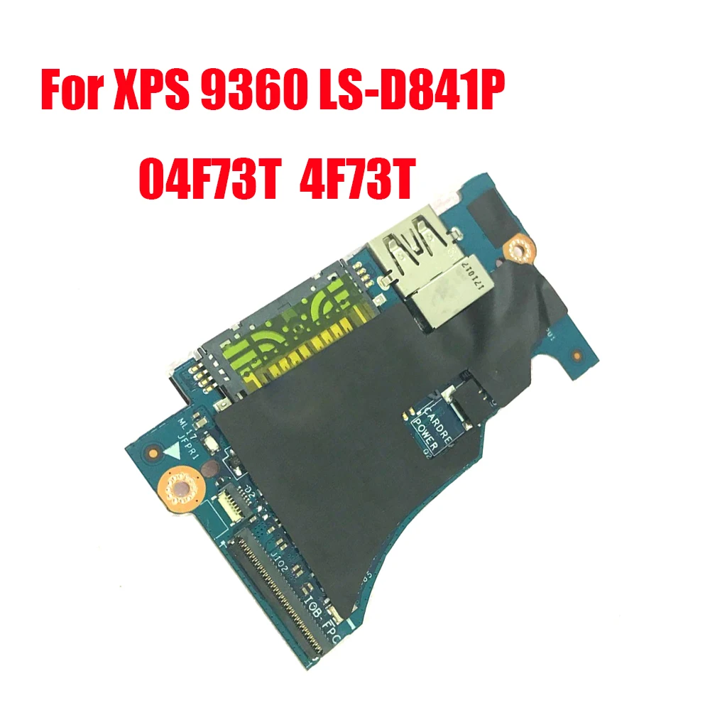 

Laptop USB Small Board For DELL For XPS 13 9360 LS-D841P 04F73T 4F73T New