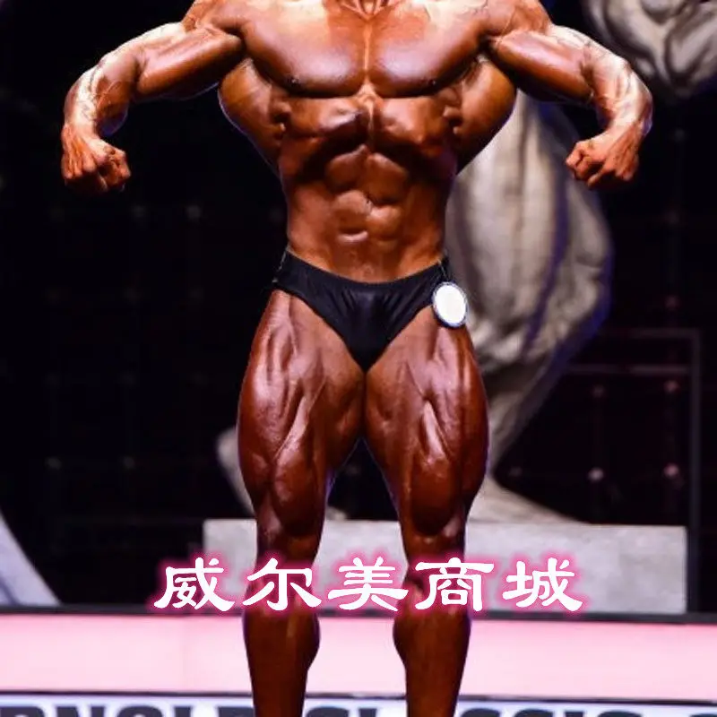 NPC IFBB Glossy Classical Bodybuilding Trunks Competition Pants Fitness Shorts Hem 9CM 12CM 15CM