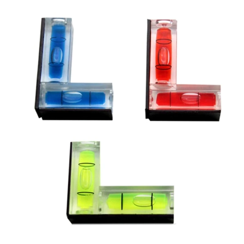 Small L Shaped Magnetic Spirits Levels Precision Bubble Levels Horizontal Bubble Measuring Tool