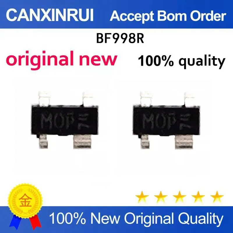 (5-100 Pieces)New BF998R BF998 silk screen MO * SOT143 high-frequency field-effect transistor chip IC