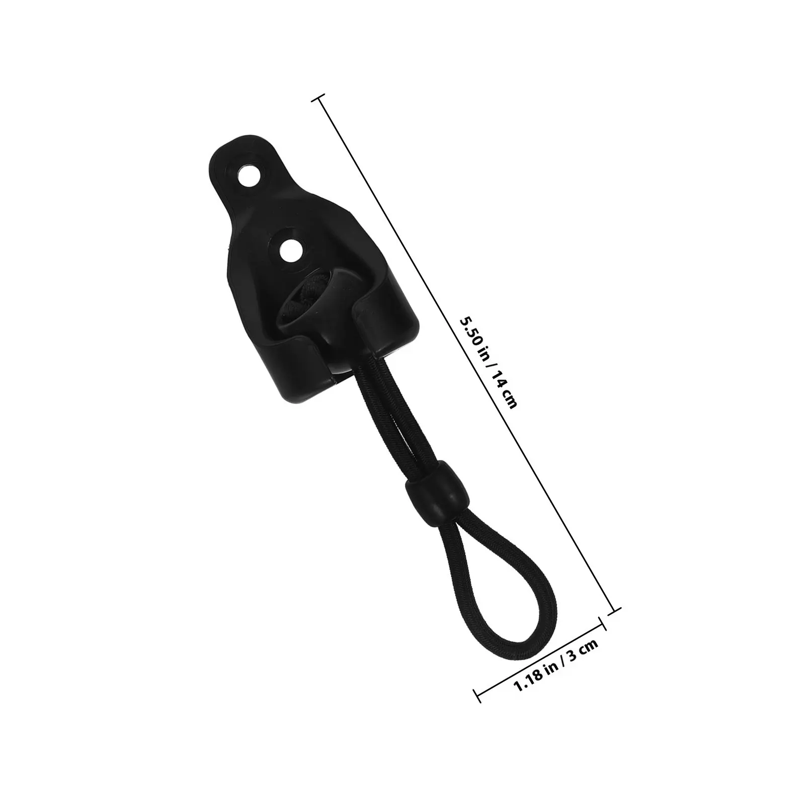 2Sets Bungee Tie for Blind Plastic Curtain Buckle Shade Parts Roller Blind Elastic Cord Buckle Replacement Mounting Brackets