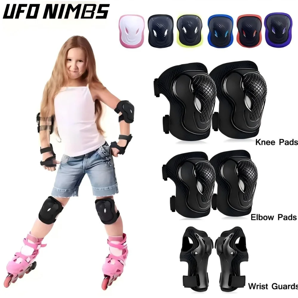 Children's sports protective gear sets, balance bicycles, skiing, skating, knee pads, wrist guards, hand guards, boys and girls