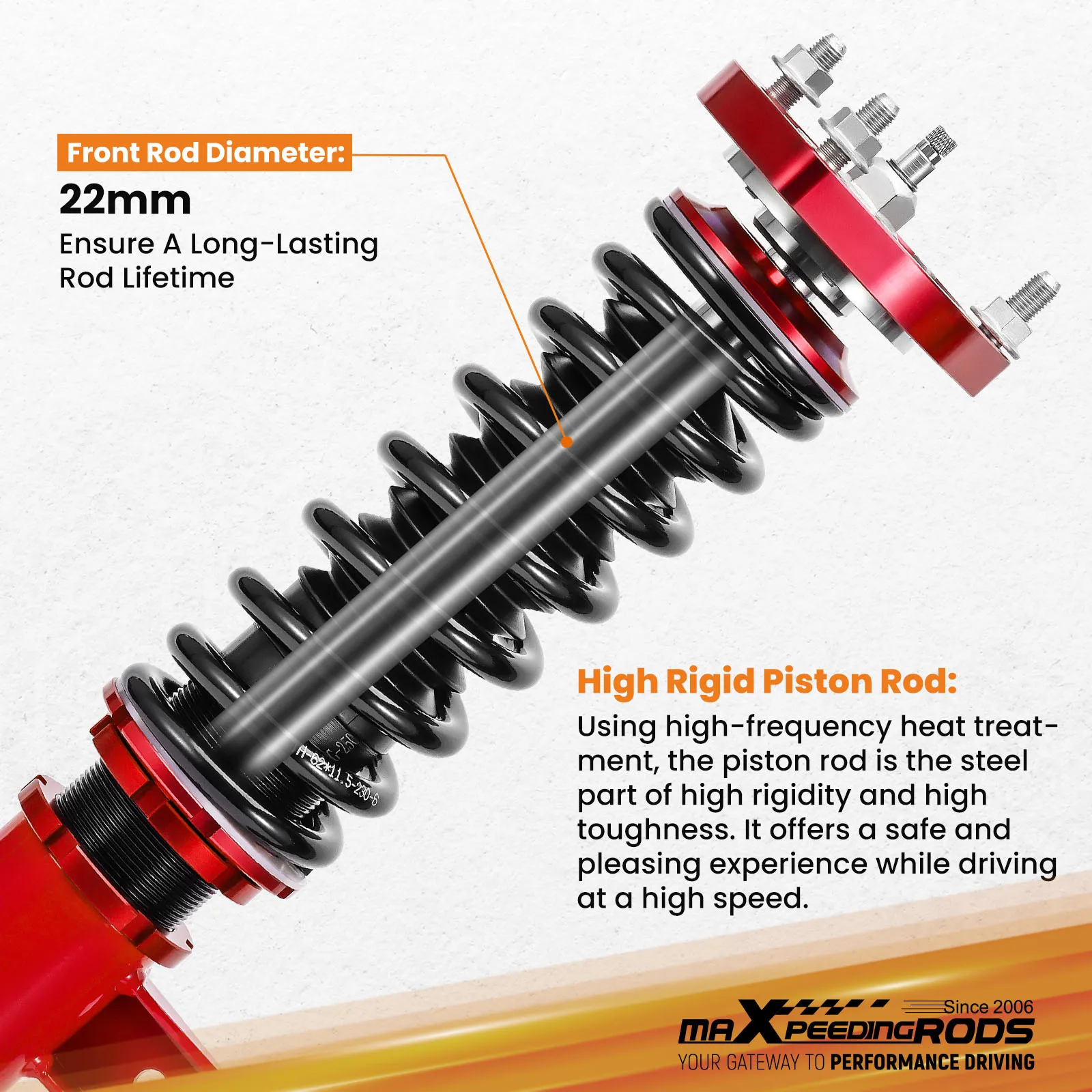 Kit de Suspension Coilover d'amortisseur 24 voies pour Mazda 3 BM/BN 2014-2018