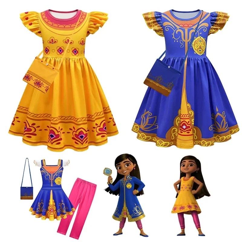 Girls dress Halloween Mira Royal detective dresses girls Cosplay Costume Princess Mira dress kid birthday party clothing