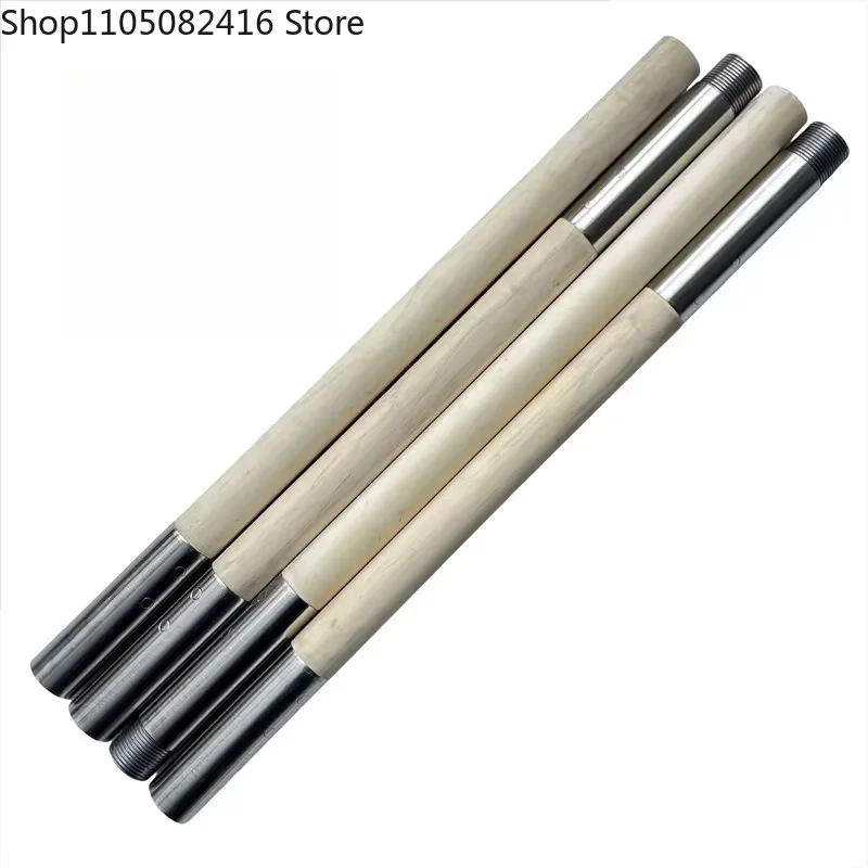Portable 4 Section Detachable Bo Staff White Waxwood Shaolin Martial Arts Stick