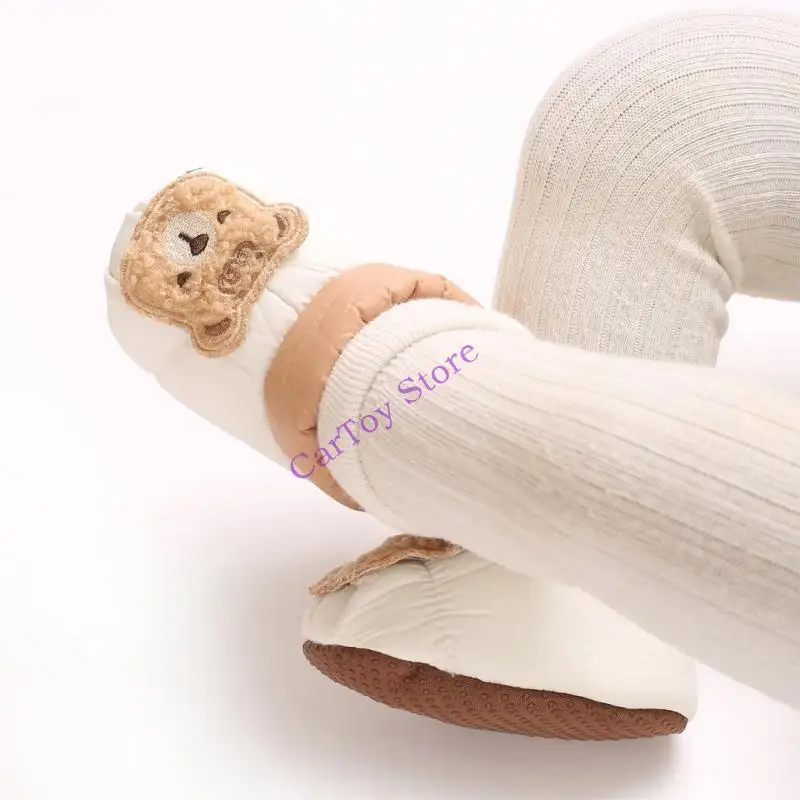 

Easy Wear Cotton Socks For Baby With Thickened Bottom Anti Skid Accent Soft And Comfortable Walking Shoes