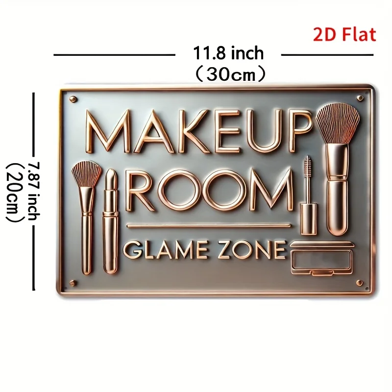 2D Flat, 1pc Vintage 