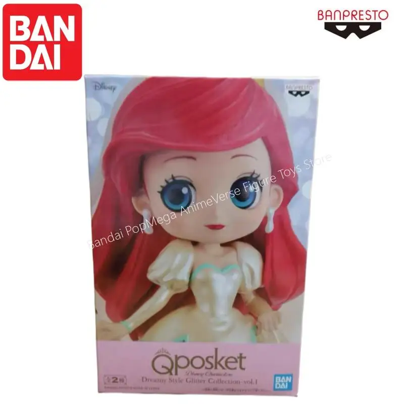 In Stock 100% Bandai Cartoon Disney Mermaid Action Wedding Gifts Dolls Kids Toy Figures Kids Gift Toy Action Figure