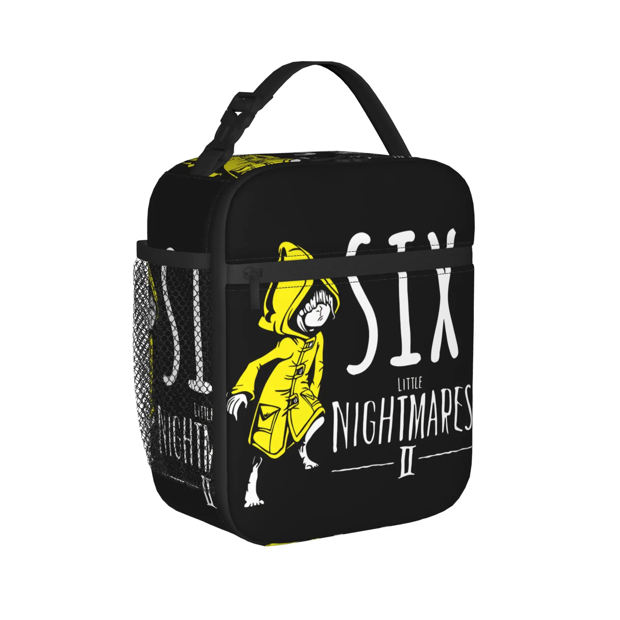 

Термосумки для обедов Six Little Nightmares, многоразовые, большие контейнеры для еды, сумки-тоут для хранения продуктов