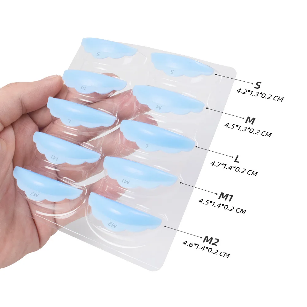 5 أزواج سيليكون رمش تجعيد الوسادة لاش تمديد لوازم ماكياج اكسسوارات رمش تمديد لاش رفع سيليكون بيرم الوسادة #5